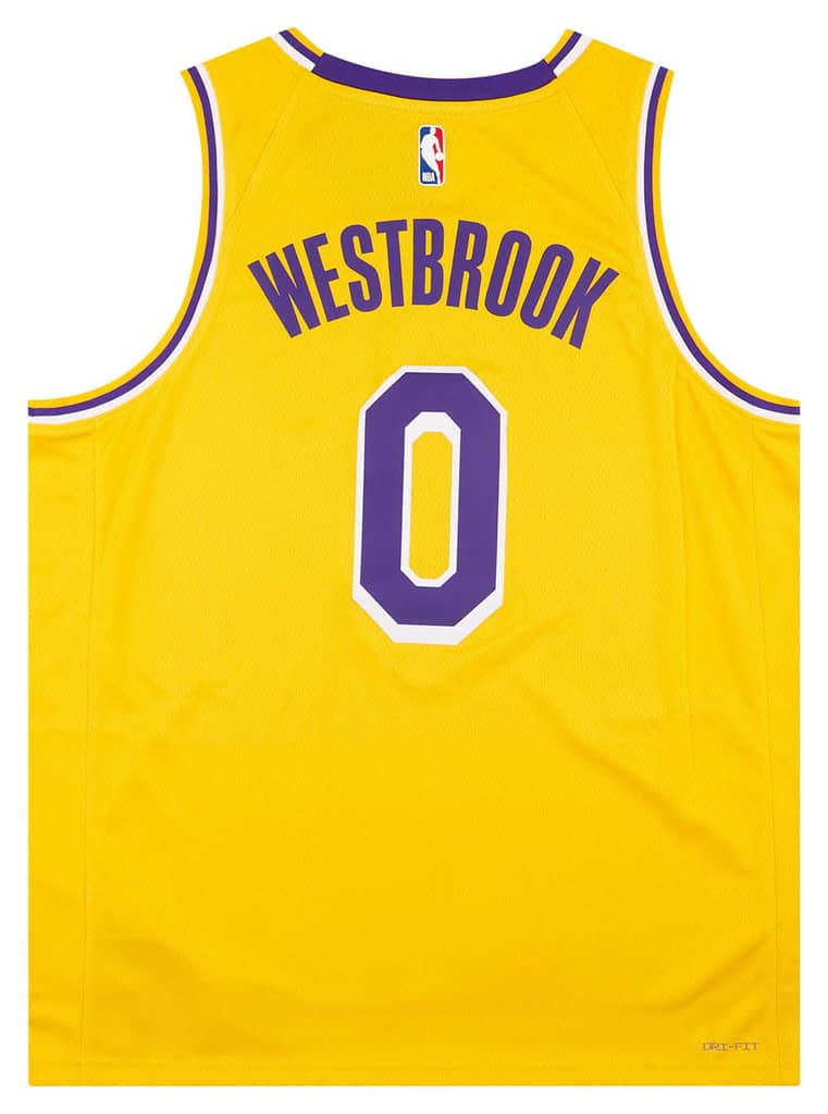 2022-23 LA Lakers Westbrook #0 Nike Swingman Jersey (Away) XL - W/Tags