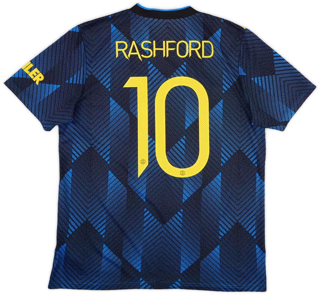 2021-22 Manchester United Third Shirt Rashford #10 - 9/10 - (L)