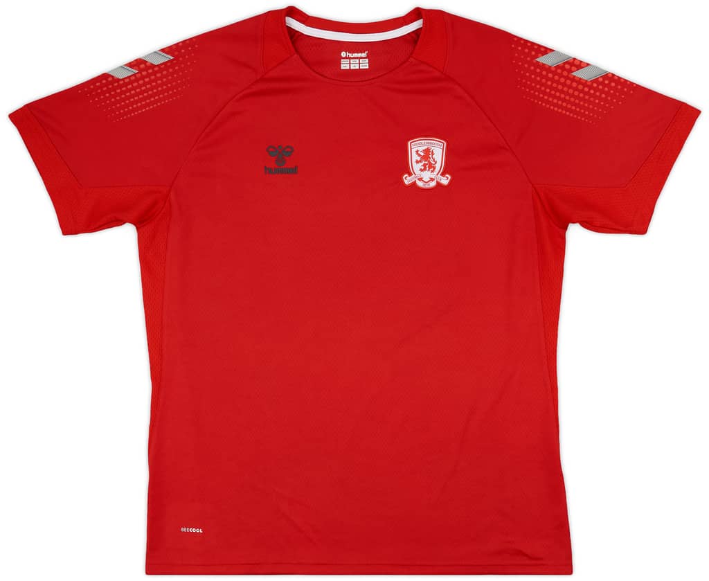 2020-21 Middlesborough Hummel Training Shirt - 8/10 - (XXL)