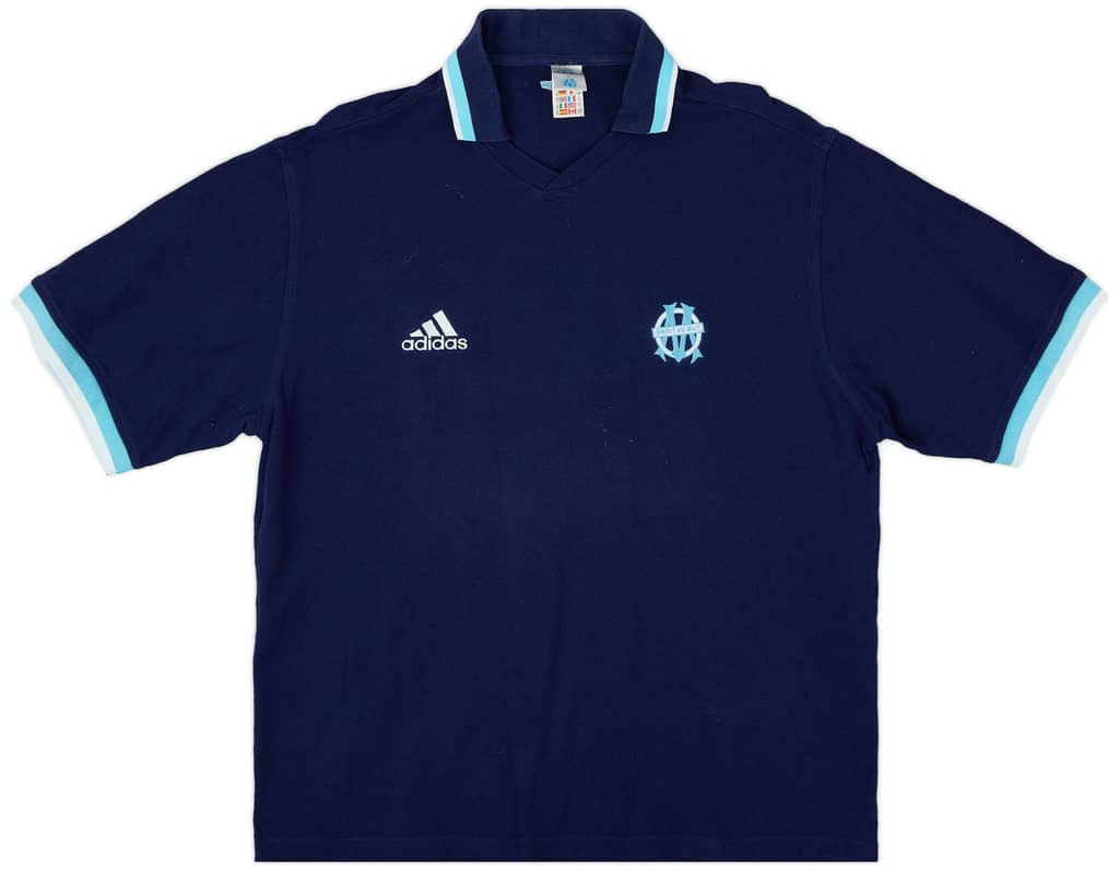 2000-01 Olympique Marseille adidas Training Shirt - 9/10 - (XL)