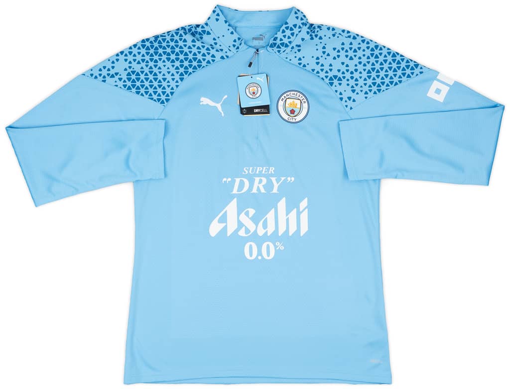 2023-24 Manchester City Puma 1/4 Zip Training Top