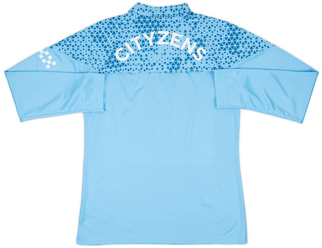 2023-24 Manchester City Puma 1/4 Zip Training Top