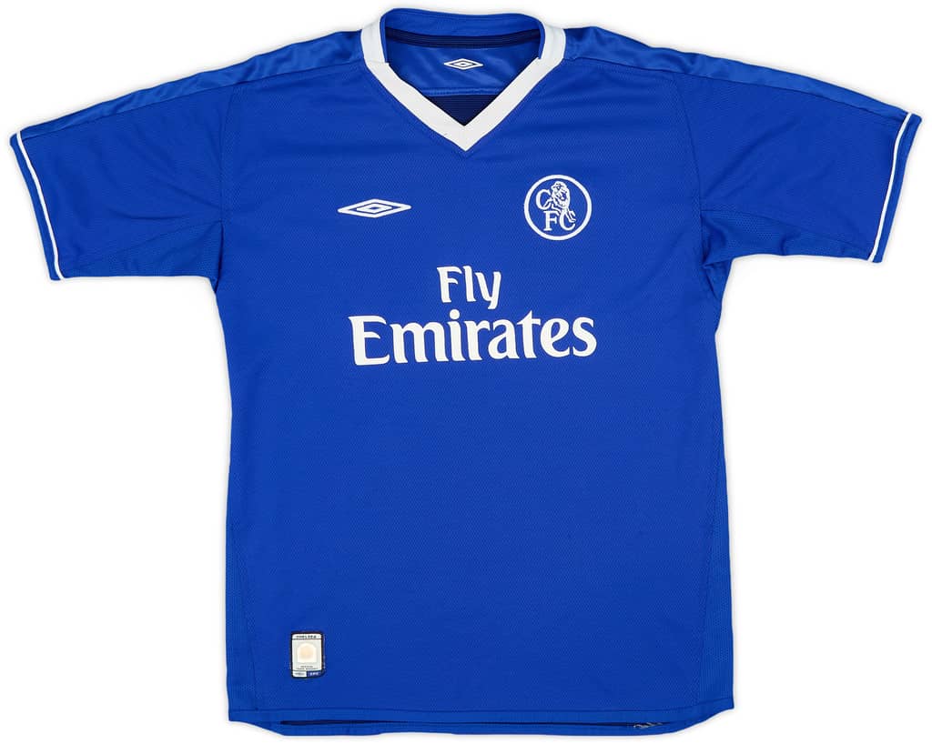 2003-05 Chelsea Home Shirt - 8/10 - (M.Boys)