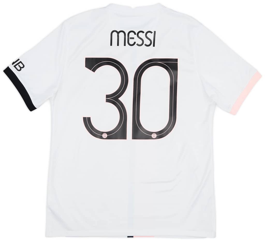 2021-22 Paris Saint-Germain Away Shirt Messi #30 - 8/10 - (S)