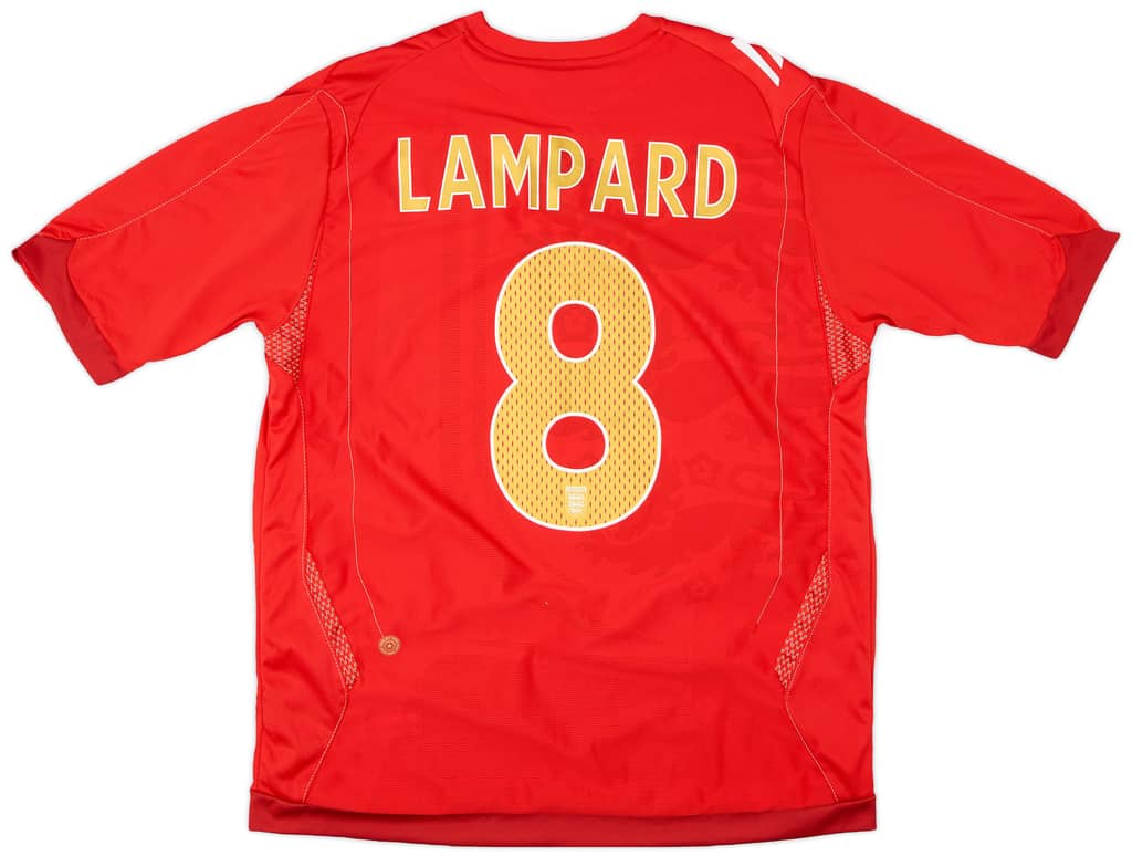 2006-08 England Away Shirt Lampard #8 - 8/10 - (L)