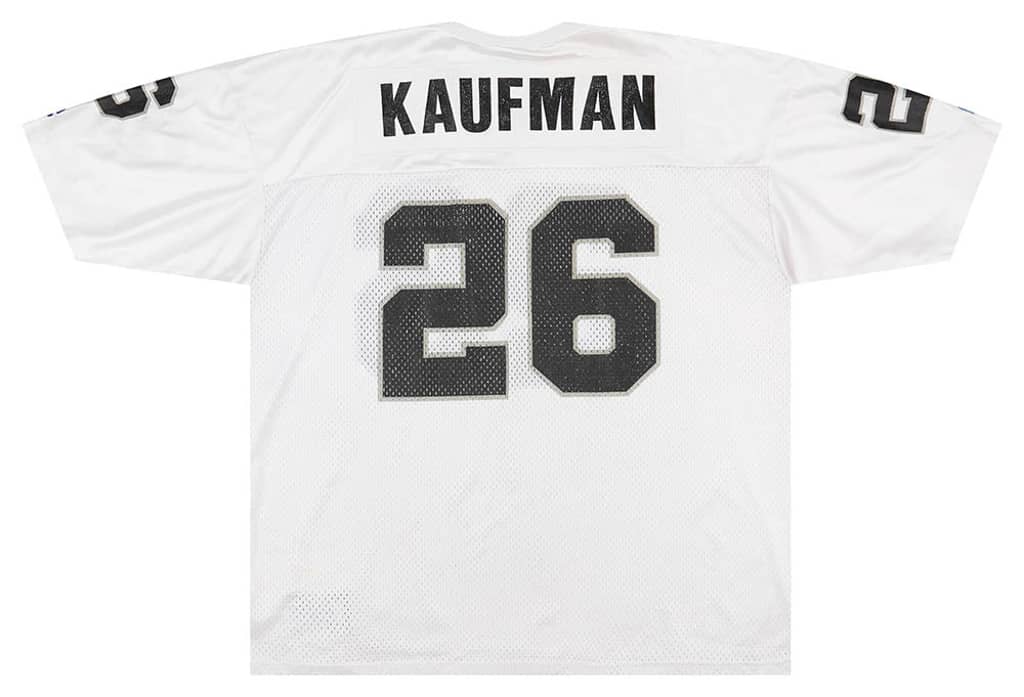 1995-00 Oakland Raiders Kaufman #26 Champion Jersey (Away) XL