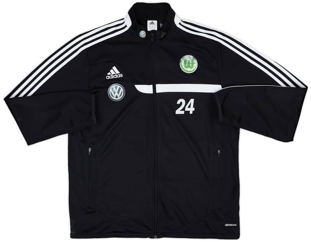 2013-14 Wolfsburg adidas Player Issue Track Jacket #24 - 5/10 - (L)