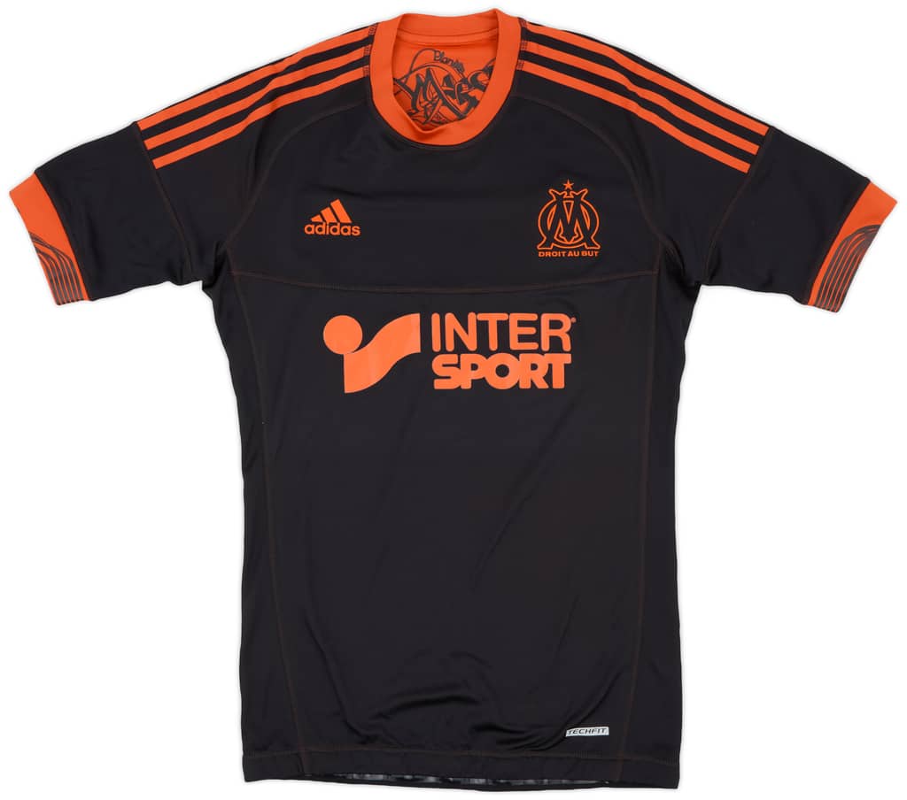 2012-13 Olympique Marseille Player Issue TechFit Third Shirt - 8/10 - (L)
