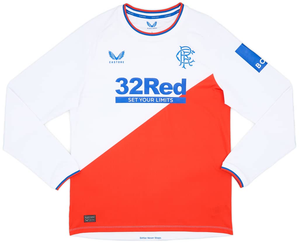 2022-23 Rangers Authentic Away L/S Shirt - As New