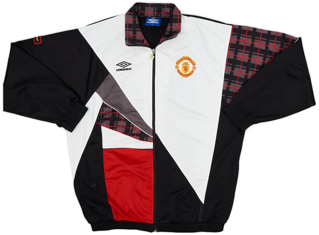 1996-97 Manchester United Umbro Track Jacket - 7/10 - (XL)