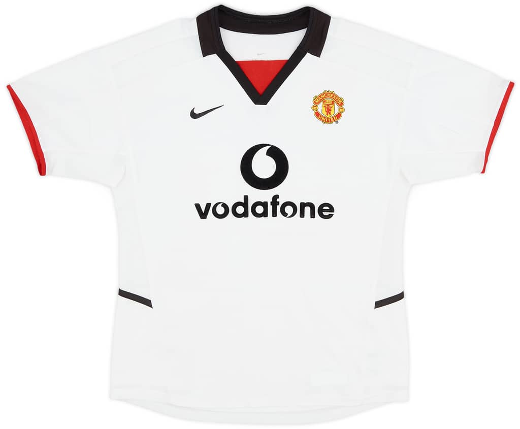 2002-03 Manchester United Away Shirt - 9/10 - (M.Boys)