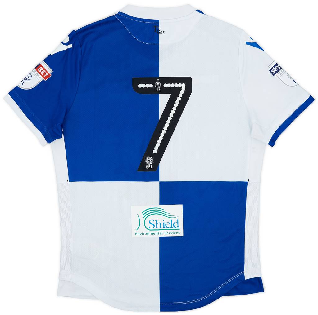 2017-18 Bristol Rovers Home Shirt #7 - 8/10 - (M)