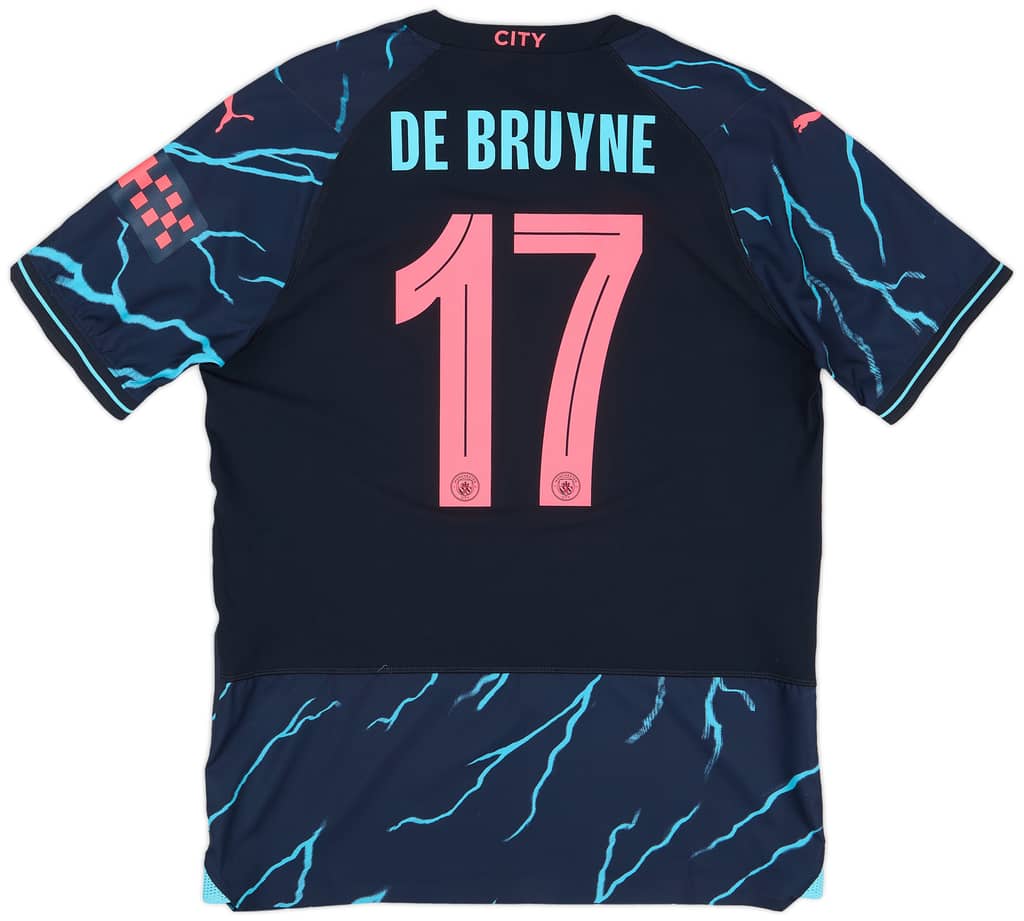 2023-24 Manchester City Player Issue Third European Shirt De Bruyne #17
