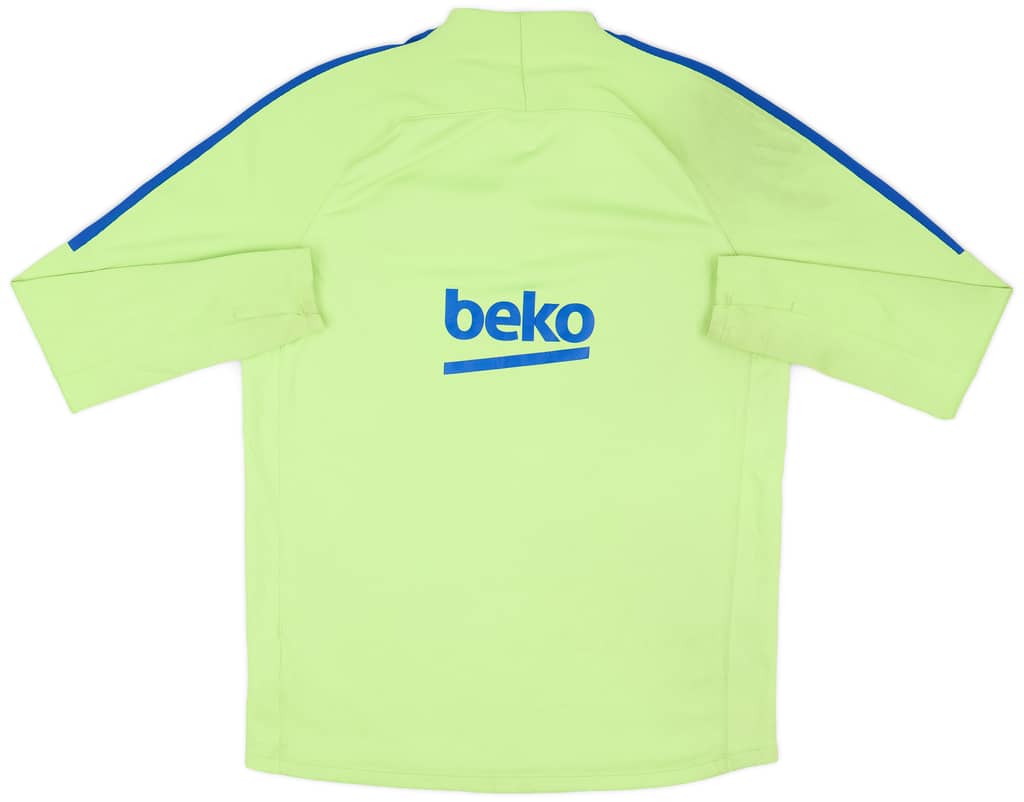 2017-18 Barcelona Nike 1/4 Zip Training Top - 9/10 - (L)