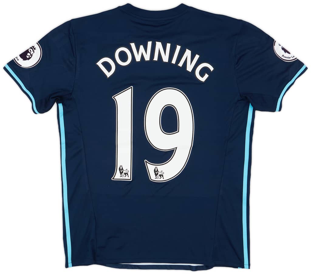 2016-17 Middlesbrough Match Issue Away Shirt Downing #19