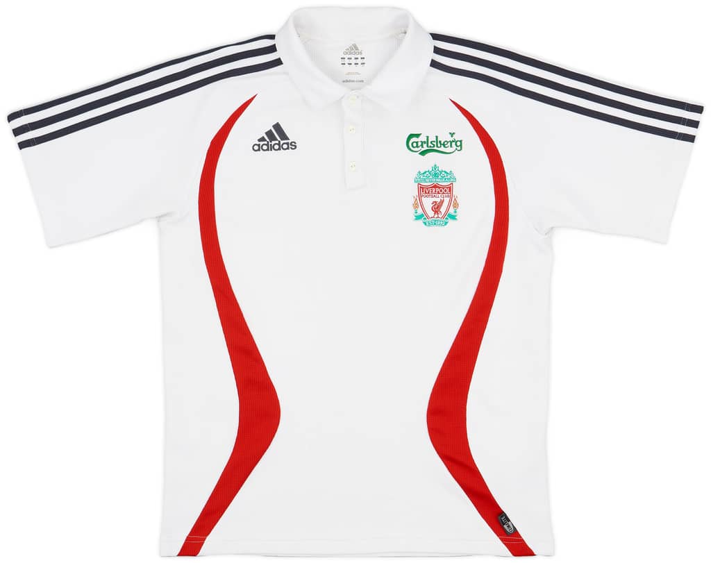 2006-07 Liverpool adidas Polo Shirt - 8/10 - (S/M)