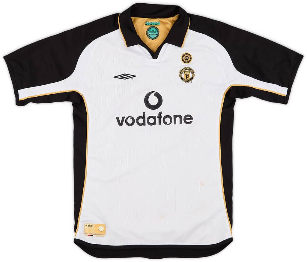 2001-02 Manchester United Centenary Away/Third Shirt - 5/10 - (L.Boys)