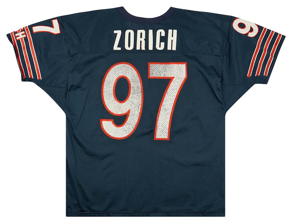 1992 Chicago Bears Zorich #97 Wilson Jersey (Home) XXL