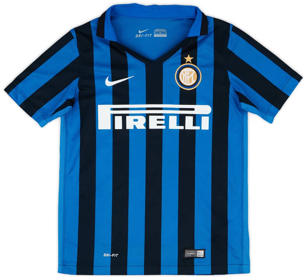 2015-16 Inter Milan Home Shirt - 8/10 - (M.Boys)