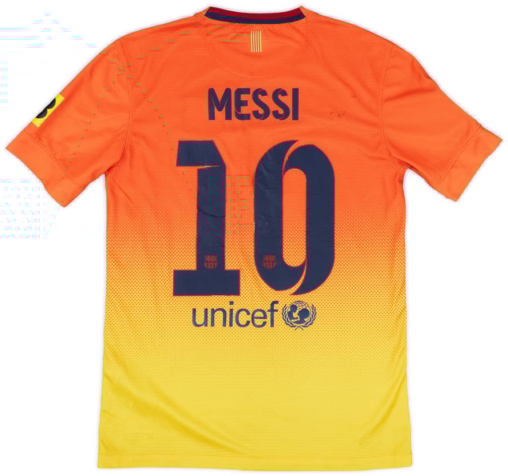 2012-13 Barcelona Away Shirt Messi #10 - 5/10 - (S)