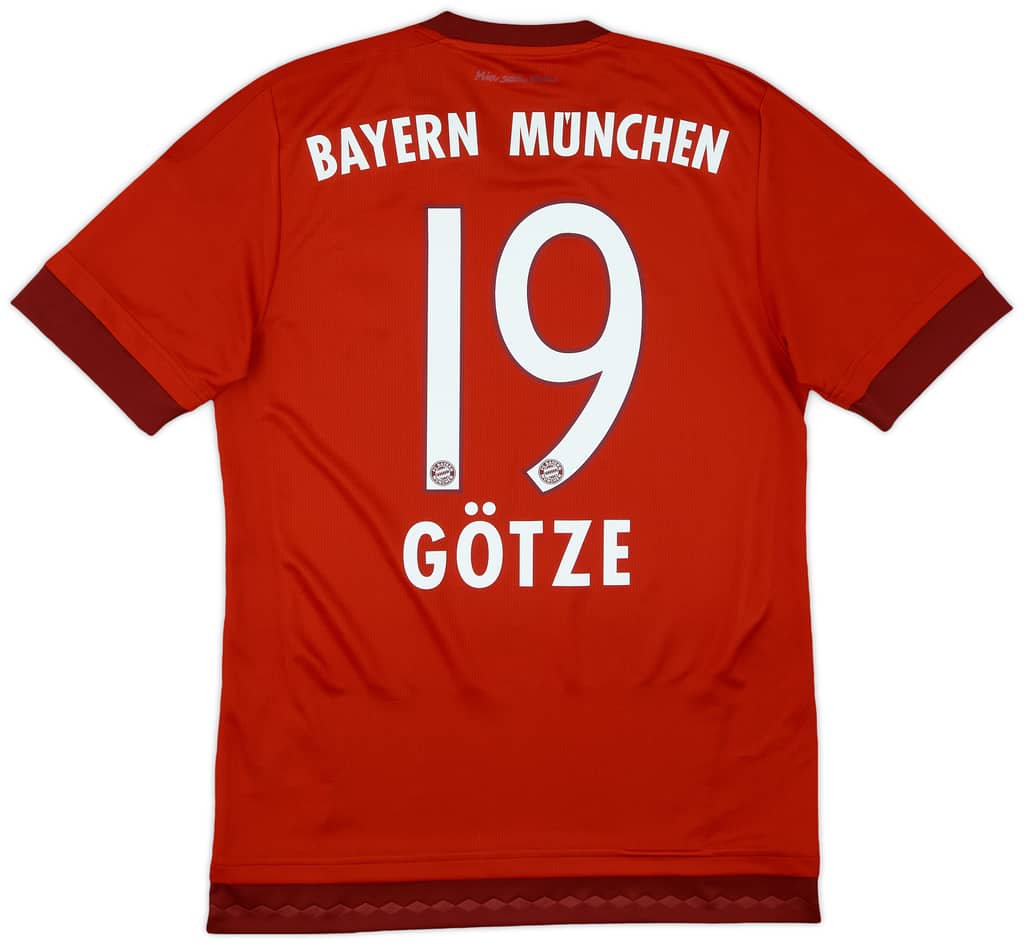 2015-16 Bayern Munich Home Shirt Gotze #19 - 8/10 - (S)