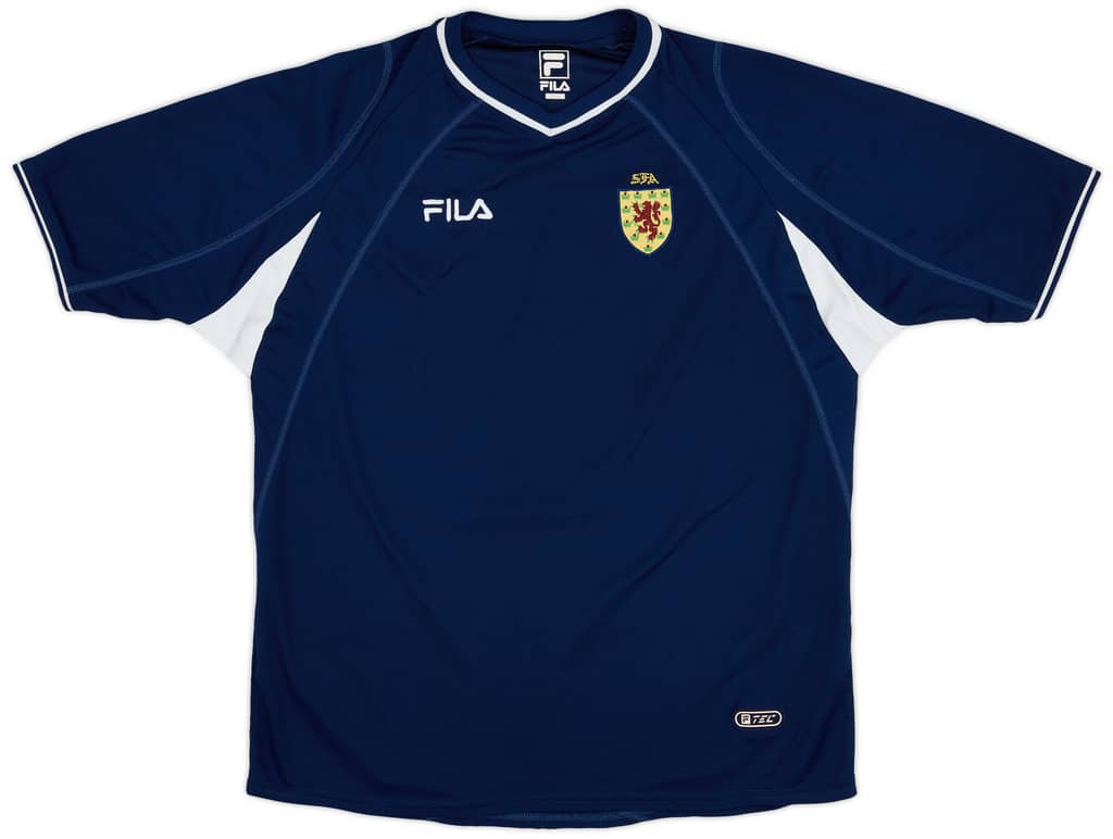 2000-02 Scotland Home Shirt - 8/10 - (XL)