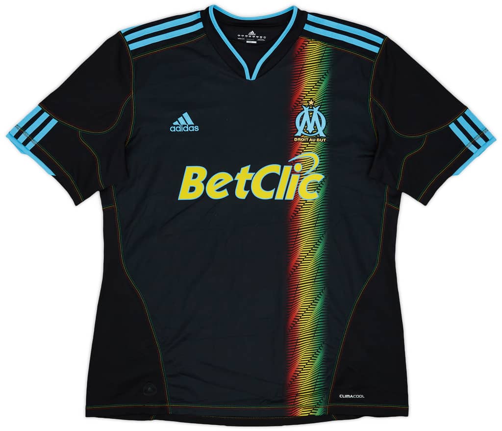 2010-11 Olympique Marseille Third Shirt Lucho #8 - 8/10 - (L)