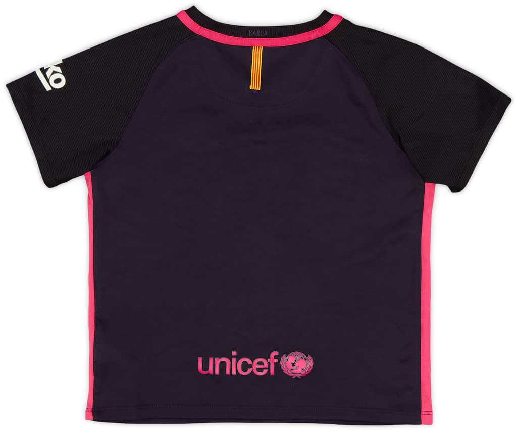 2016-17 Barcelona Away Shirt - 8/10 - (5-6 Years)