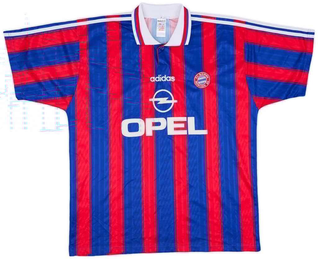 1995-97 Bayern Munich Home Shirt Scholl #7 - 8/10 - (XL)