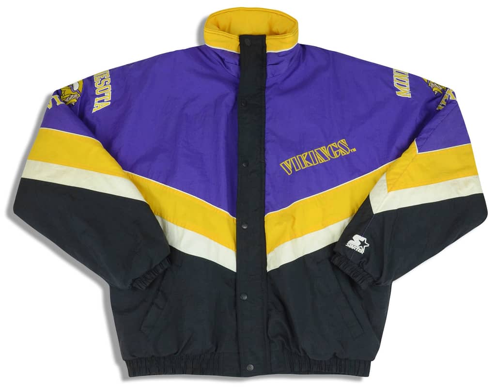 1990s Minnesota Vikings Starter Rain Coat XL