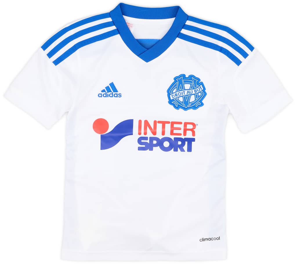 2014-15 Olympique Marseille Home Shirt Gignac #9 (7-8 Years)