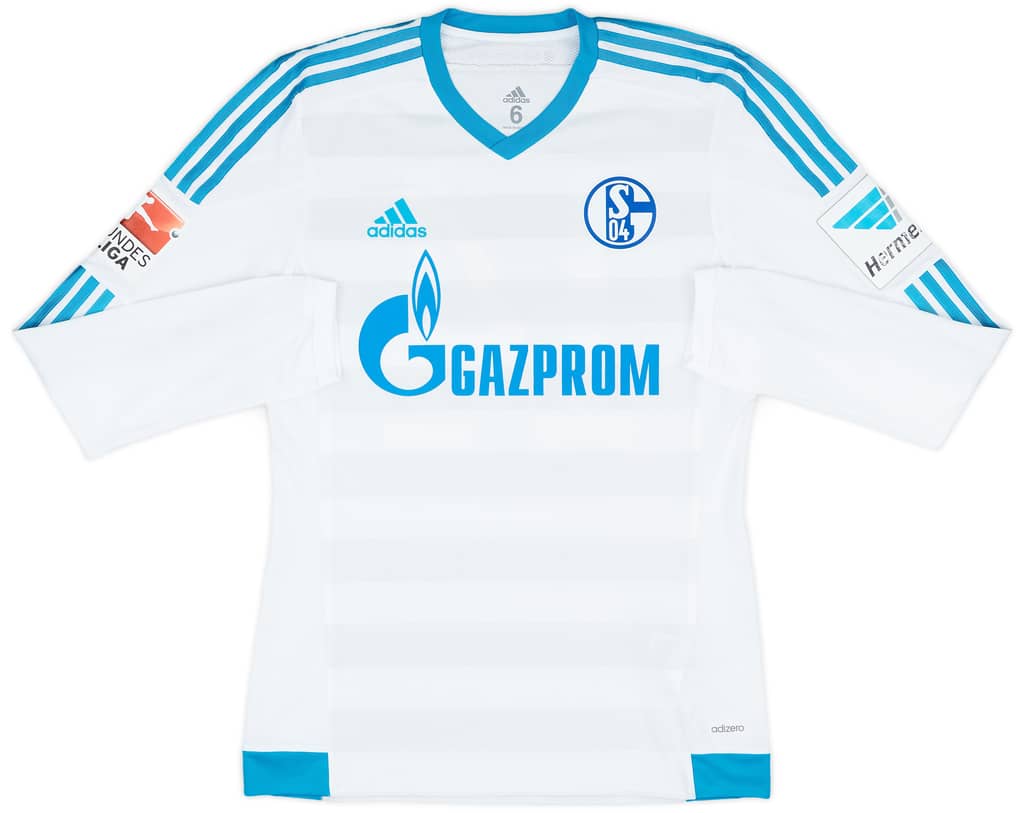 2016-17 Schalke Match Issue Away L/S Shirt Baba #14