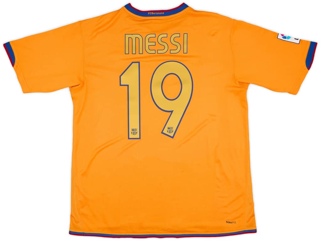 2006-08 Barcelona Away Shirt Messi #19 - 8/10 - (L)
