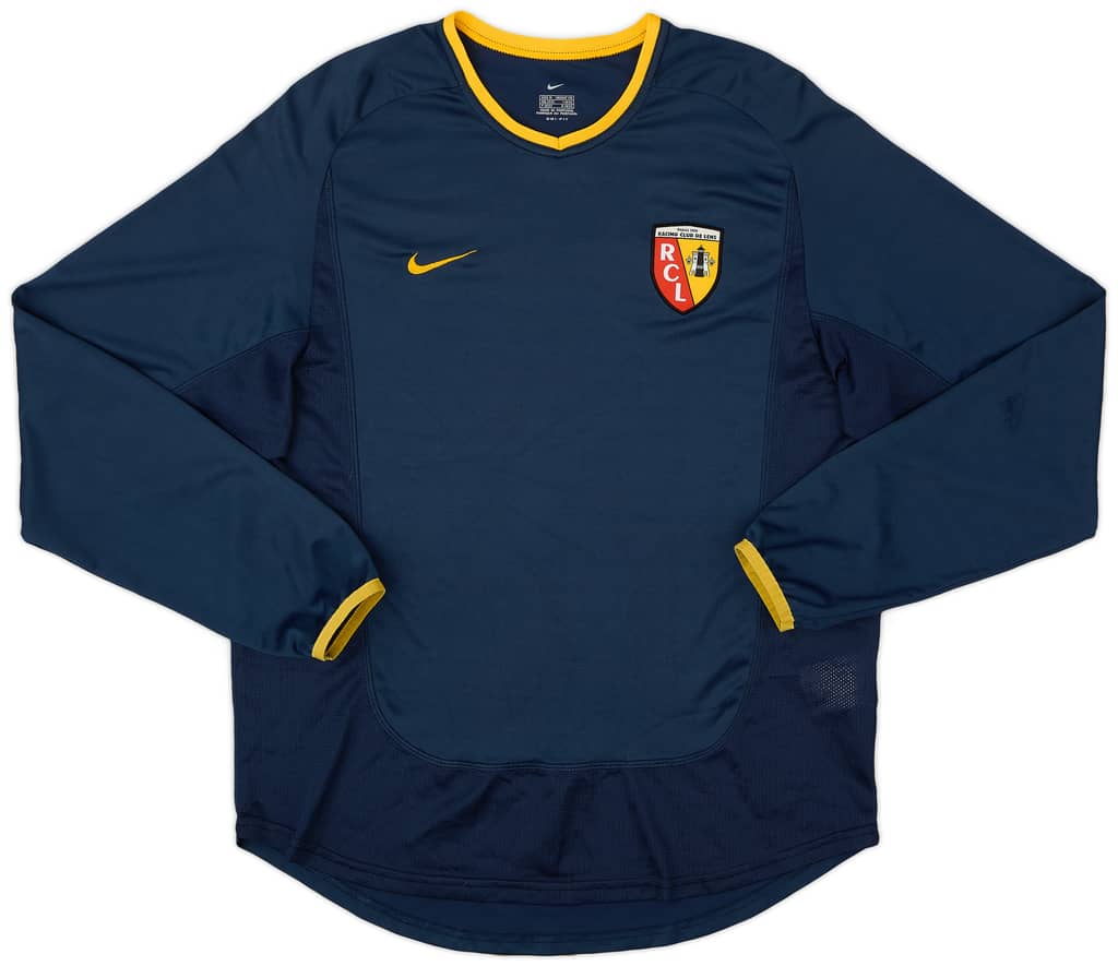 2003-04 RC Lens Away L/S Shirt - 9/10 - (M)