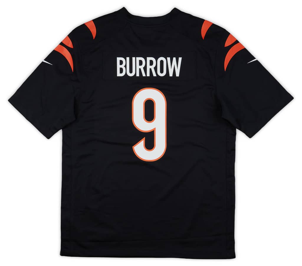 2021-23 Cincinnati Bengals Burrow #9 Nike Game Jersey (Home) L