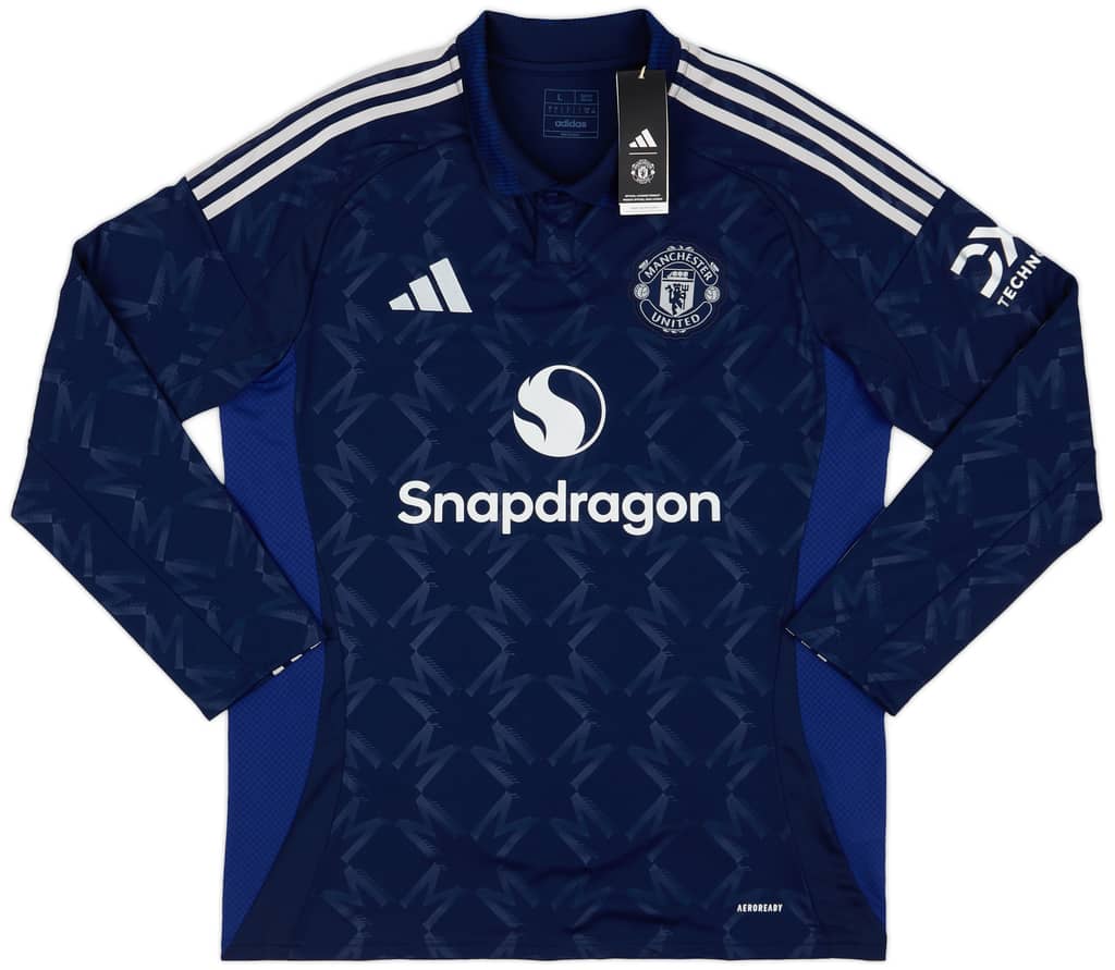 2024-25 Manchester United Away L/S Shirt Garnacho #17