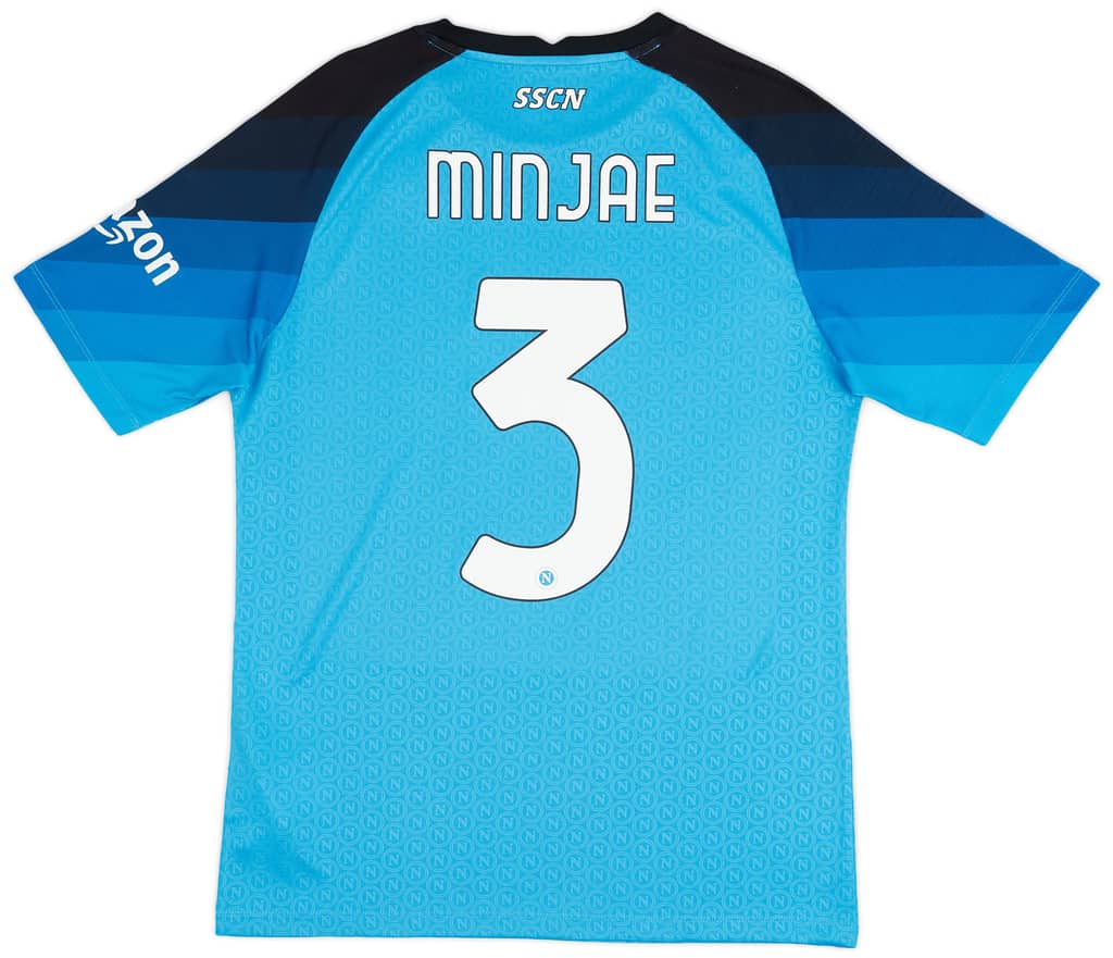2022-23 Napoli Authentic Home Shirt Minjae #3
