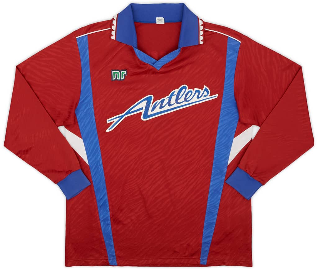 1994 Kashima Antlers Cup Home L/S Shirt - 8/10 - (L)