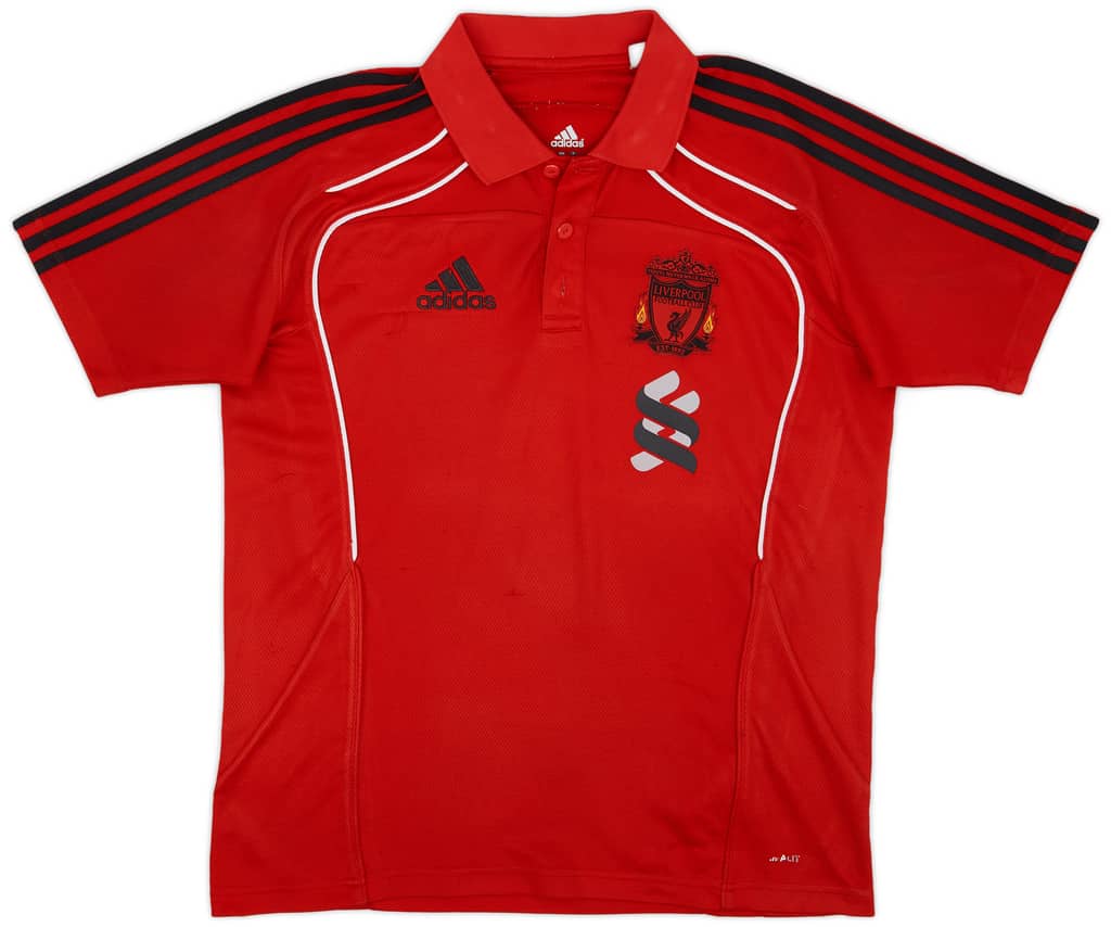 2010-11 Liverpool adidas Polo Shirt - 8/10 - (S)