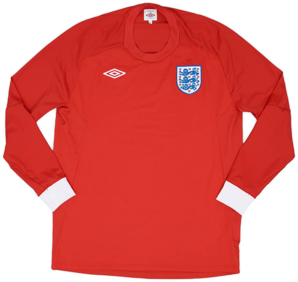 2010-11 England Away L/S Shirt - 9/10 - (L)