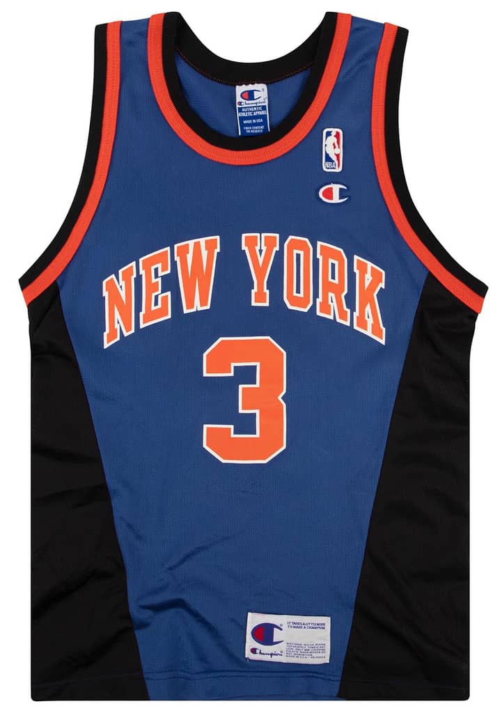 1997-98 New York Knicks Starks #3 Champion Jersey (Away) M