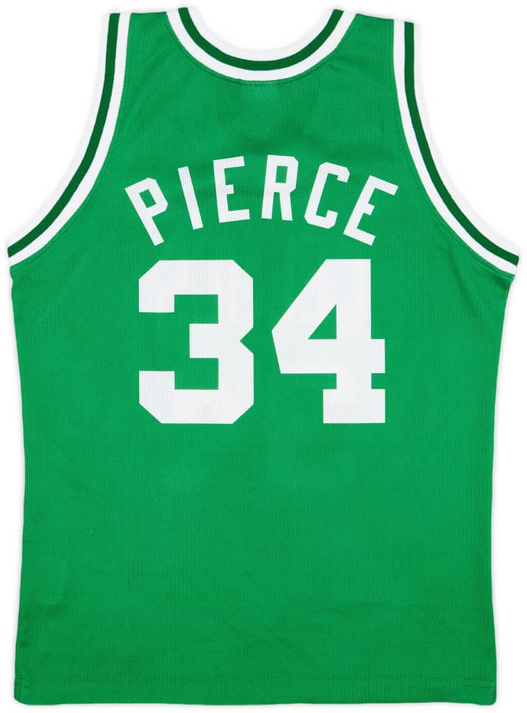 1998-06 Boston Celtics Pierce #34 Champion Away Jersey - 7/10 - (XL.Boys)