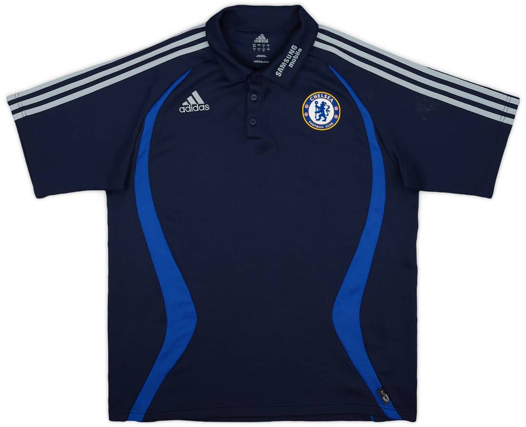 2006-07 Chelsea adidas Polo Shirt - 8/10 - (L)
