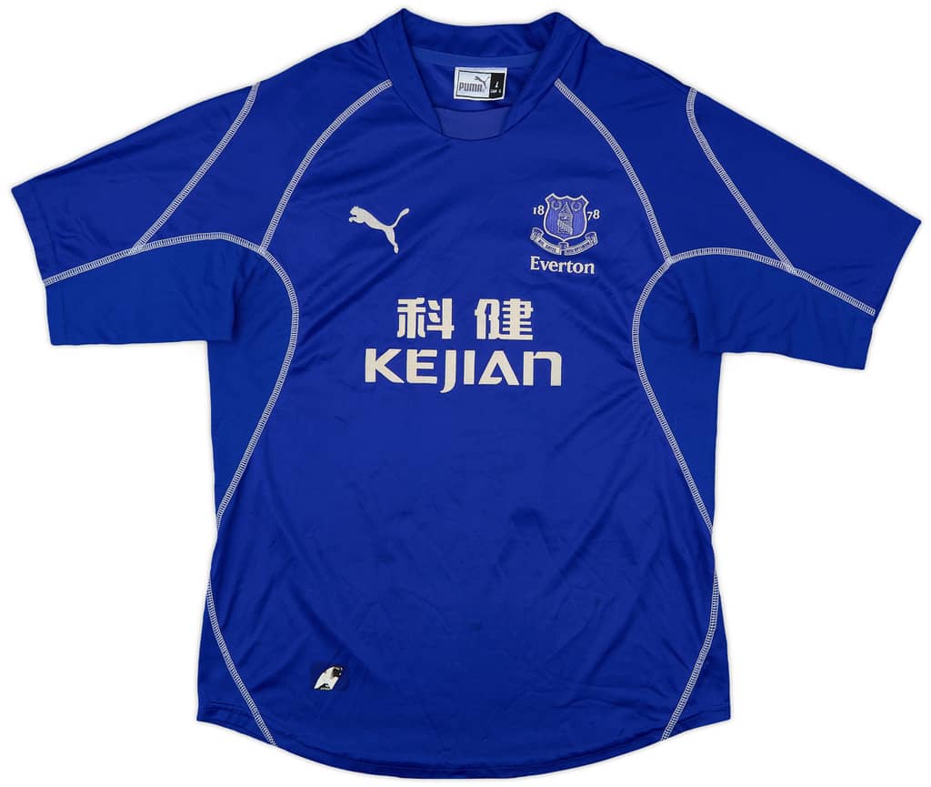 2002-03 Everton Home Shirt Ferguson #10 - 7/10 - (L)