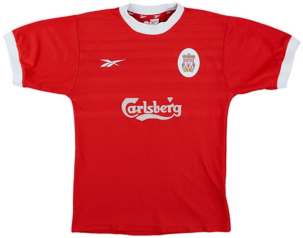 1998-00 Liverpool Home Shirt - 7/10 - (XL.Boys)