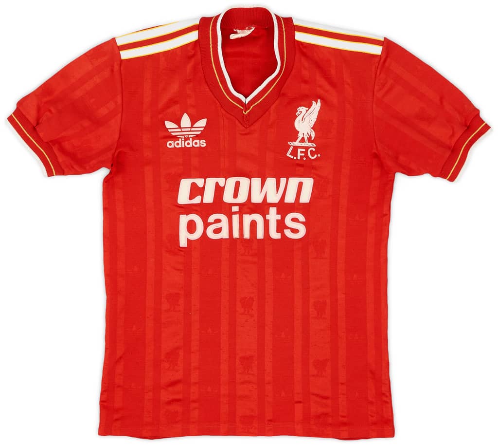 1985-87 Liverpool Home Shirt - 8/10 - (L.Boys)