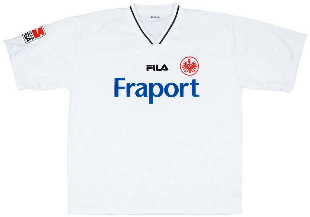 2002-03 Eintracht Frankfurt Match Issue Away Shirt Diakite #26