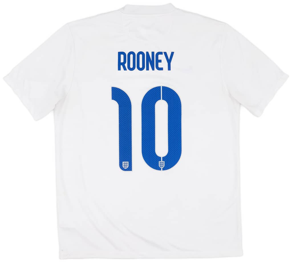 2014-15 England Home Shirt Rooney #10 - 6/10 - (L)