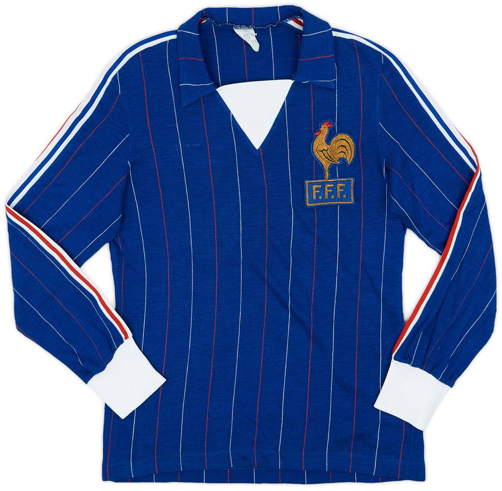 1980-82 France Home L/S Shirt - 8/10 - (S)