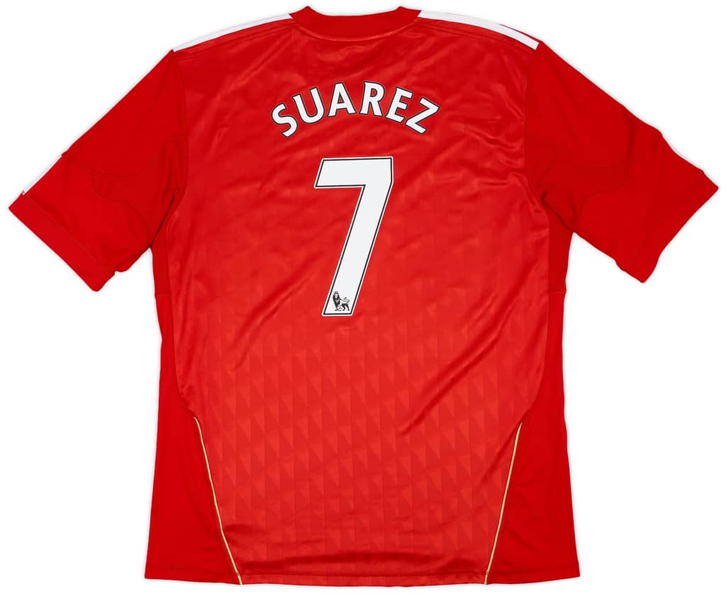 2010-12 Liverpool Home Shirt Suarez #7 - 5/10 - (XXL)